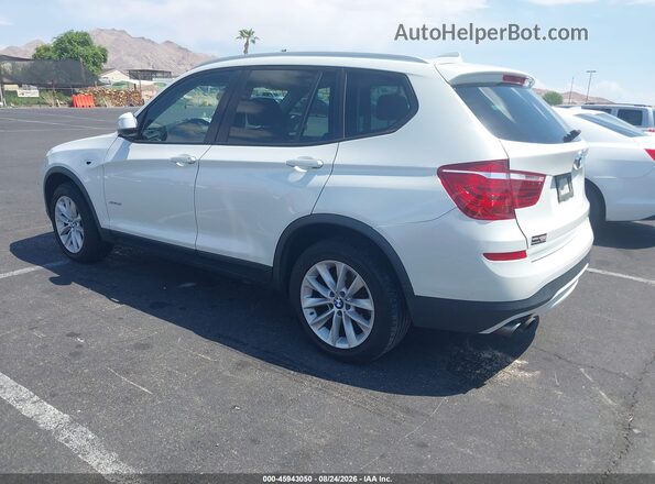 5UXWX9C33H0W69471 2017 BMW X3 White უკანა მარცხენა