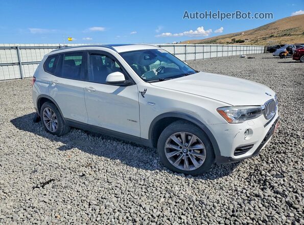 5UXWX9C35H0W68242 2017 BMW X3 White Передня права чверть