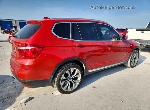 5UXWX9C35H0W71755 2017 BMW X3 Red უკანა მარჯვენა