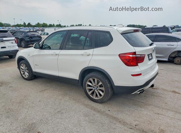 5UXWX9C35H0W75126 2017 BMW X3 White უკანა მარცხენა