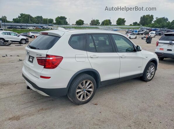5UXWX9C35H0W75126 2017 BMW X3 White უკანა მარჯვენა