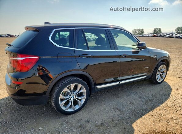 5UXWX9C36H0T16559 2017 BMW X3 Black უკანა მარჯვენა