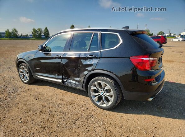 5UXWX9C36H0T16559 2017 BMW X3 Black უკანა მარცხენა