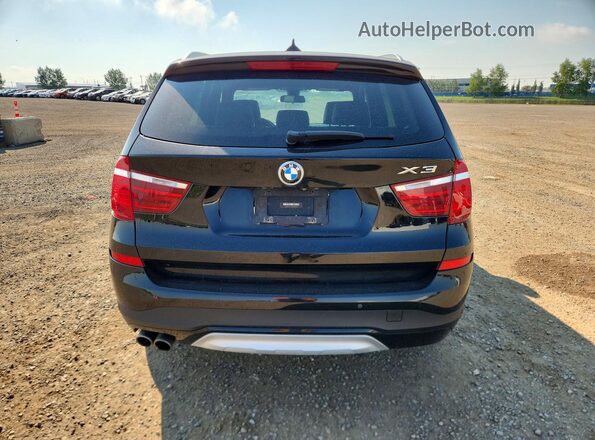 5UXWX9C36H0T16559 2017 BMW X3 Black უკანა ხედი