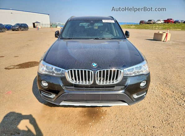 5UXWX9C36H0T16559 2017 BMW X3 Black წინა ხედი