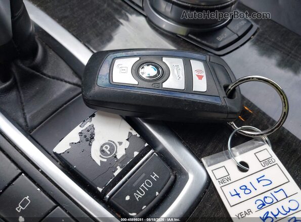 5UXWX9C37H0T20071 2017 BMW X3 Black Dashboard view