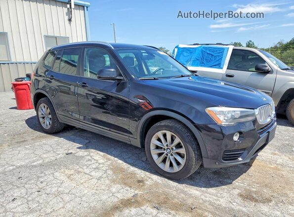5UXWX9C37H0W75113 2017 BMW X3 Black Vista frontal
