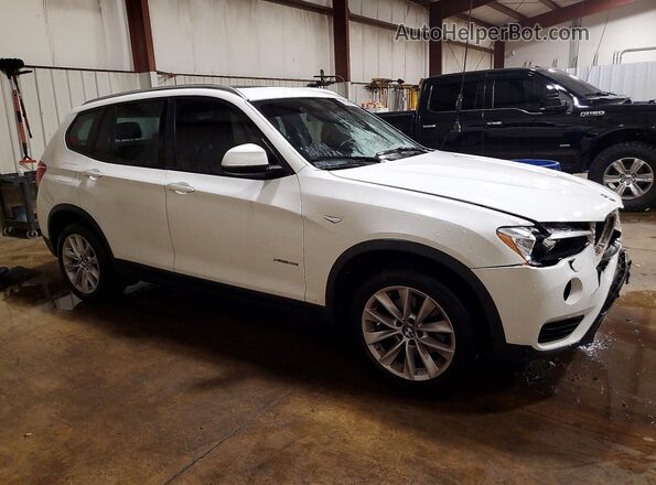 5UXWX9C38H0T22265 2017 BMW X3 White Առջևի աջ