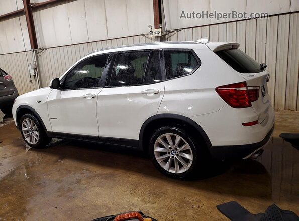 5UXWX9C38H0T22265 2017 BMW X3 White Հետևի ձախ