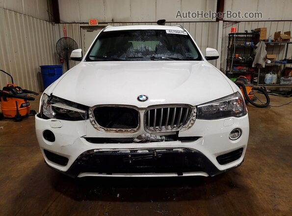 5UXWX9C38H0T22265 2017 BMW X3 White Դիմացի տեսք