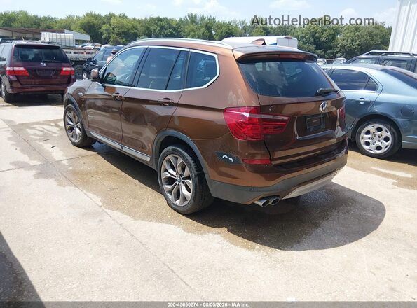 5UXWX9C38H0W71118 2017 BMW X3 Brown Tył lewy