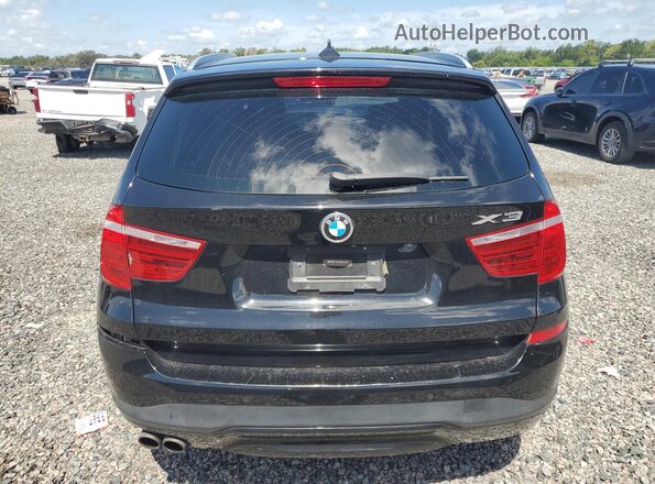 5UXWX9C38H0W79963 2017 BMW X3 Black Vista trasera
