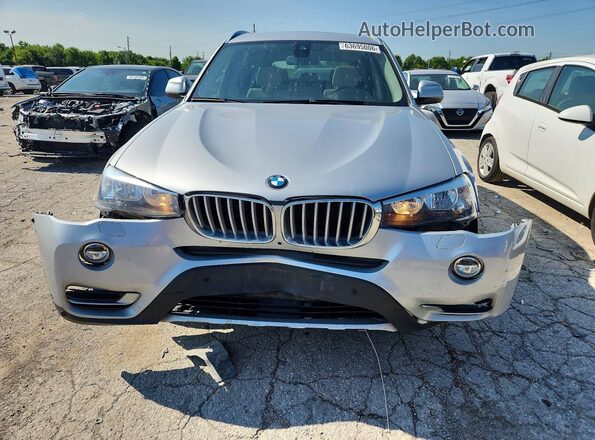 5UXWX9C39H0W71239 2017 BMW X3 Silver Vista frontal