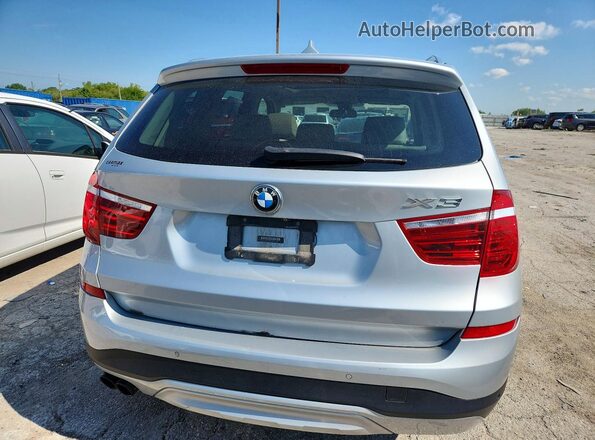 5UXWX9C39H0W71239 2017 BMW X3 Silver Vista trasera