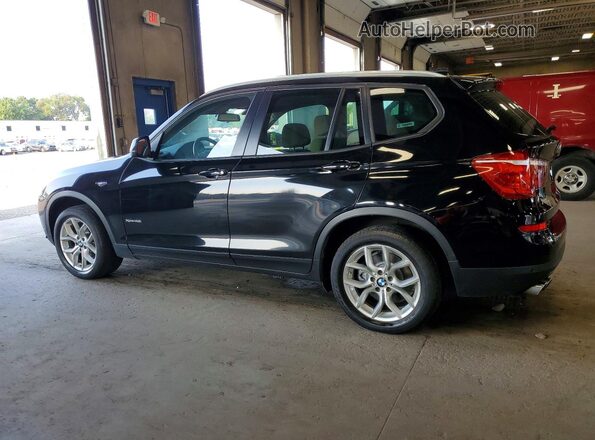 5UXWX9C3XH0T17830 2017 BMW X3 Black Tył lewy