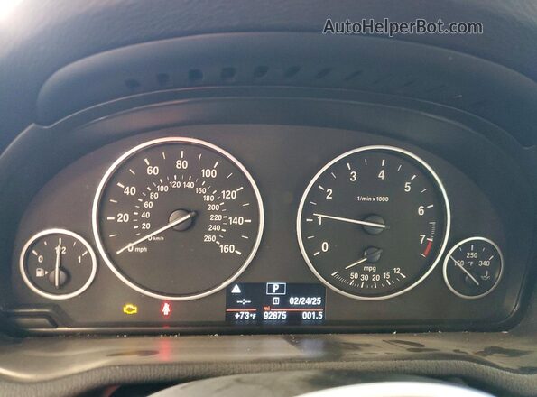 5UXWX9C3XH0T17830 2017 BMW X3 Black Widok zestawu wskaźników