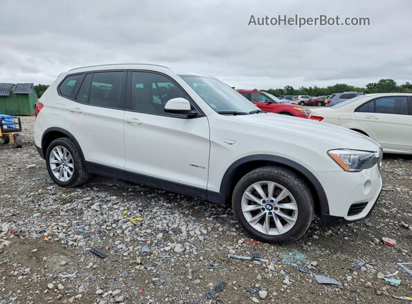5UXWX9C3XH0W77230 2017 BMW X3 White Передня права чверть