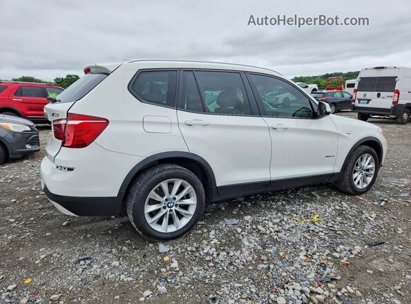 5UXWX9C3XH0W77230 2017 BMW X3 White Задня права чверть