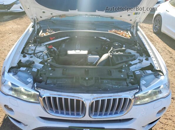 5UXWX9C3XH0W77809 2017 BMW X3 Белый Вид подкапотного пространства