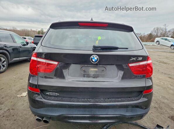 5UXWX9C50G0D75271 2016 BMW X3 Black Rear view