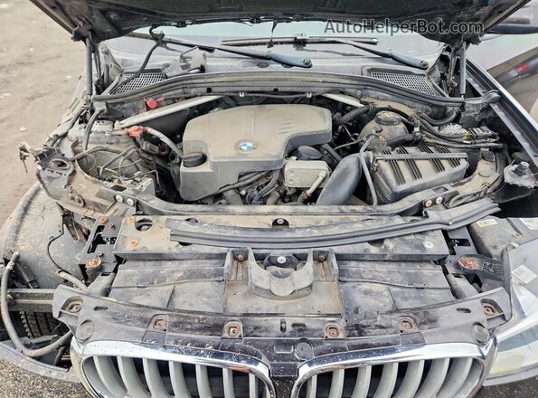5UXWX9C50G0D75271 2016 BMW X3 Black Engine compartment view