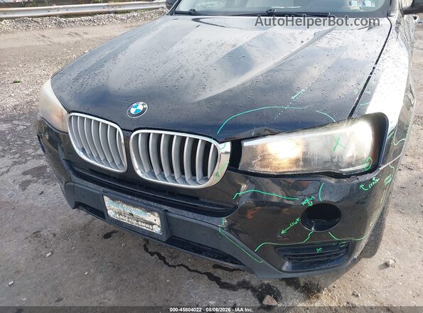 5UXWX9C50G0D78641 2016 BMW X3 Black Front view