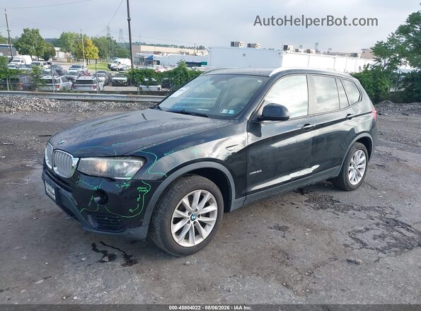 5UXWX9C50G0D78641 2016 BMW X3 Black Front left
