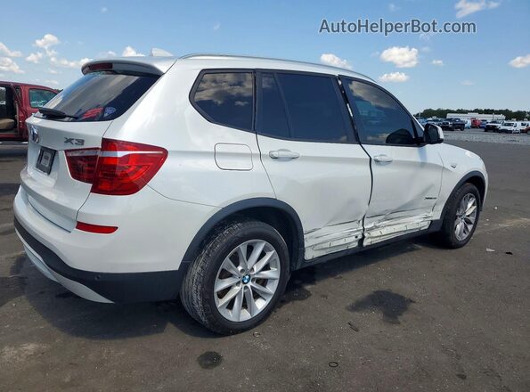 5UXWX9C50G0D88859 2016 BMW X3 Белый Задняя правая четверть
