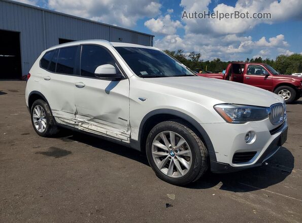 5UXWX9C50G0D88859 2016 BMW X3 Белый Передняя правая четверть