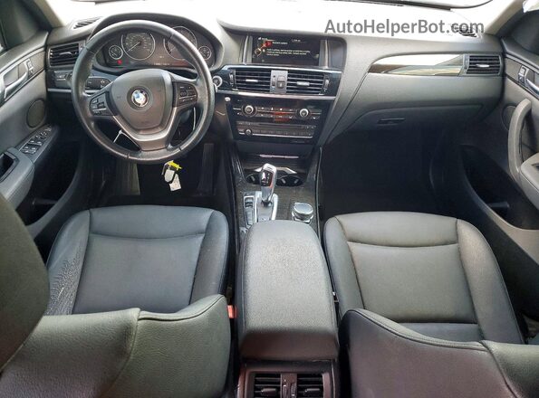 5UXWX9C50G0D88859 2016 BMW X3 Белый Вид панели приборов