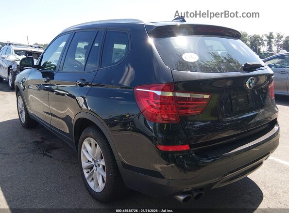 5UXWX9C50H0D98325 2017 BMW X3 Black Trasero izquierdo