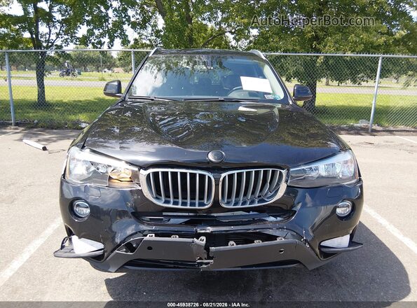 5UXWX9C50H0D98325 2017 BMW X3 Black Vista frontal