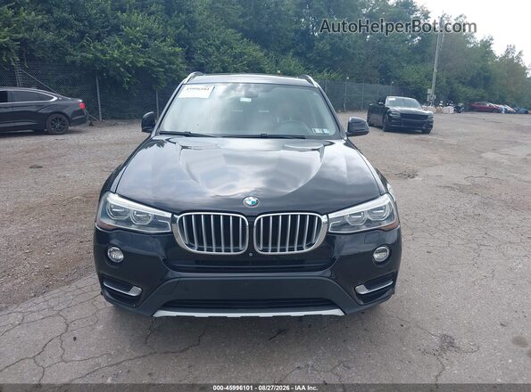 5UXWX9C51G0D90331 2016 BMW X3 Черный Вид спереди