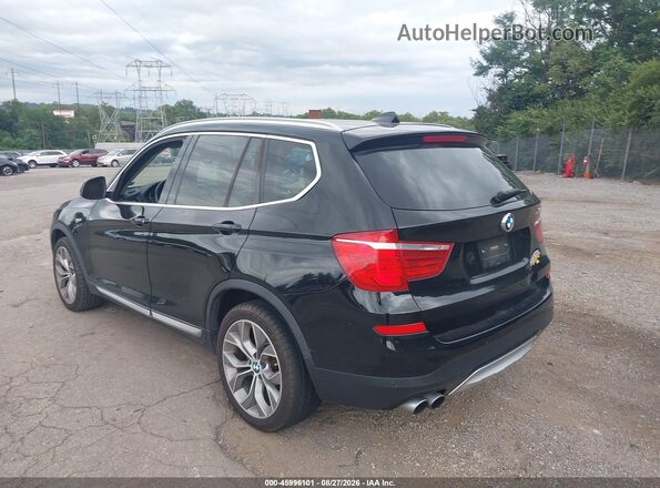 5UXWX9C51G0D90331 2016 BMW X3 Черный Задняя левая четверть