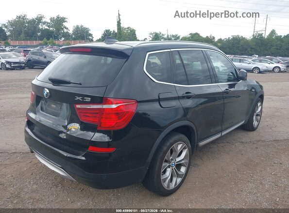 5UXWX9C51G0D90331 2016 BMW X3 Черный Задняя правая четверть