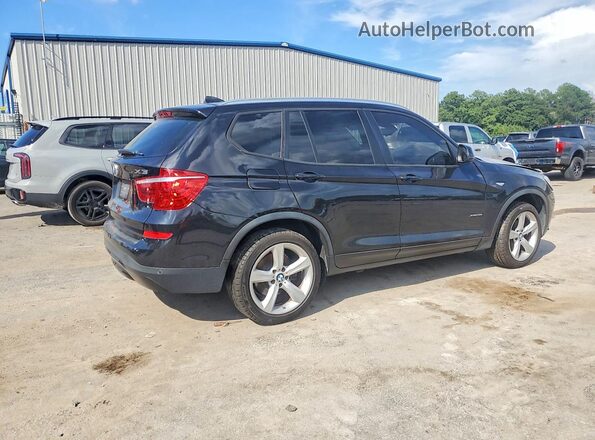 5UXWX9C51H0T13246 2017 BMW X3 Black Rear right