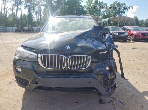 5UXWX9C51H0T13246 2017 BMW X3 Black Front view