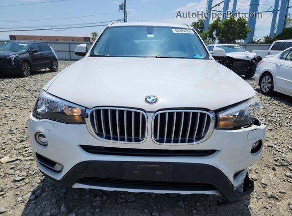 5UXWX9C52G0D67737 2016 BMW X3 White Դիմացի տեսք