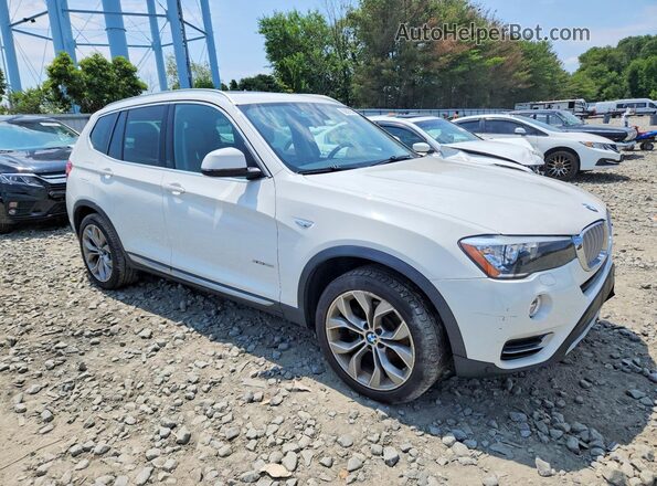 5UXWX9C52G0D67737 2016 BMW X3 White Առջևի աջ
