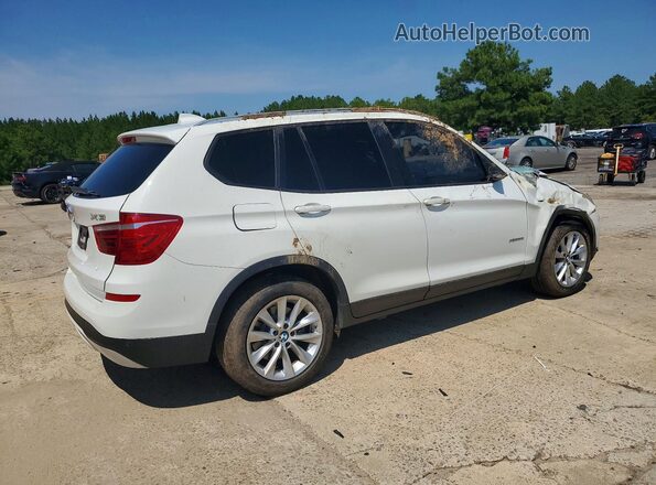 5UXWX9C52G0D91603 2016 BMW X3 Белый Задняя правая четверть