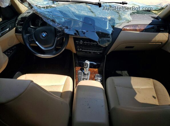 5UXWX9C52G0D91603 2016 BMW X3 Белый Вид панели приборов