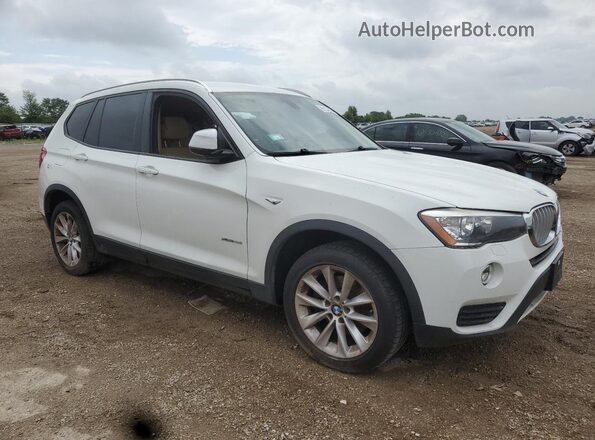 5UXWX9C52H0T06497 2017 BMW X3 White Przód prawy