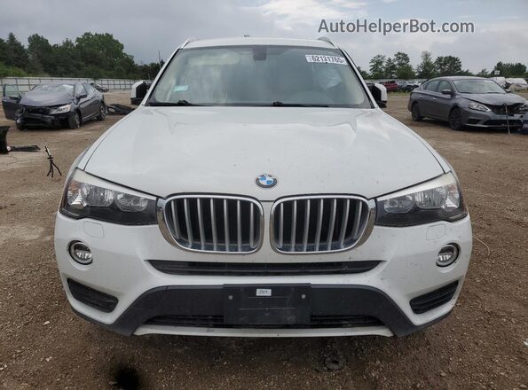 5UXWX9C52H0T06497 2017 BMW X3 White Widok z przodu
