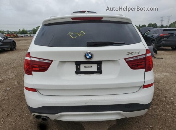 5UXWX9C52H0T06497 2017 BMW X3 White Widok z tyłu
