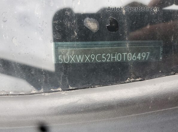 5UXWX9C52H0T06497 2017 BMW X3 White Widok komory silnika