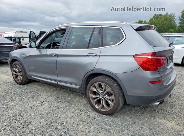 5UXWX9C53G0D65379 2016 BMW X3 Gray Trasero izquierdo