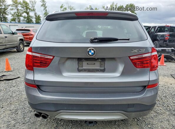 5UXWX9C53G0D65379 2016 BMW X3 Gray Vista trasera