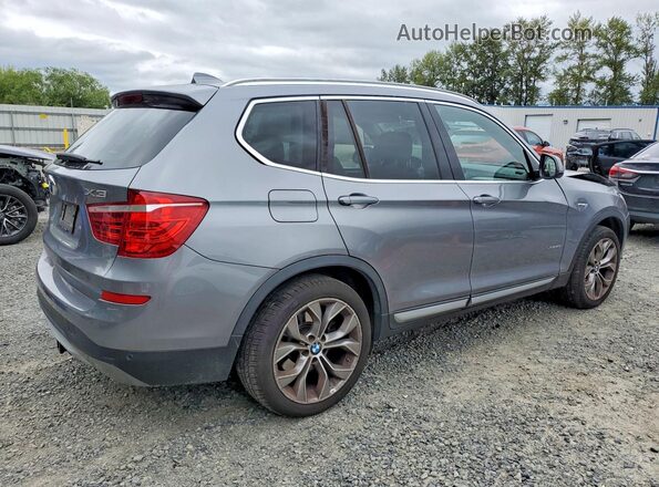5UXWX9C53G0D65379 2016 BMW X3 Gray Trasero derecho
