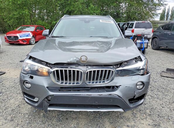 5UXWX9C53G0D65379 2016 BMW X3 Gray Vista frontal
