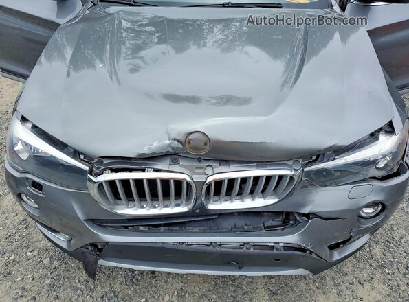 5UXWX9C53G0D65379 2016 BMW X3 Gray Vista del compartimento del motor
